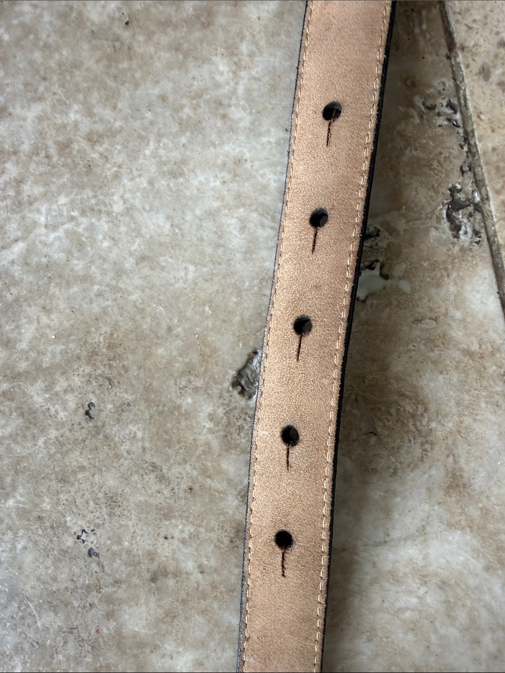 BRIGHTON ladies crocodile embossed, genuine, leather belt large - Picture 6 of 9